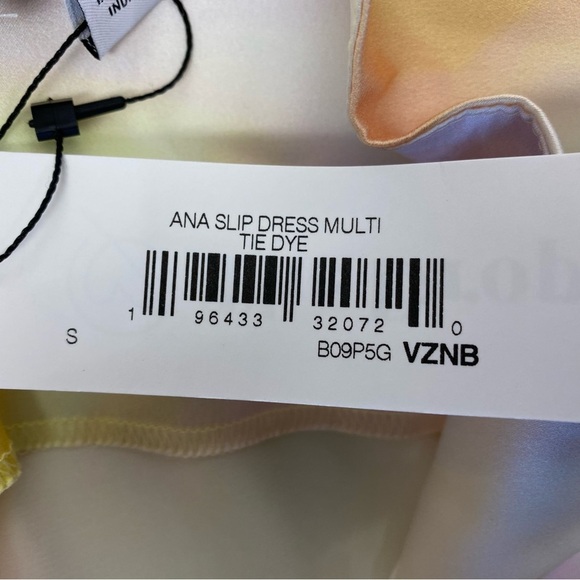 The Drop Ana slip dress in multi tie dye color - NEW - Picture 9 of 12